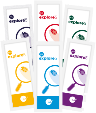 Group of explore sachets